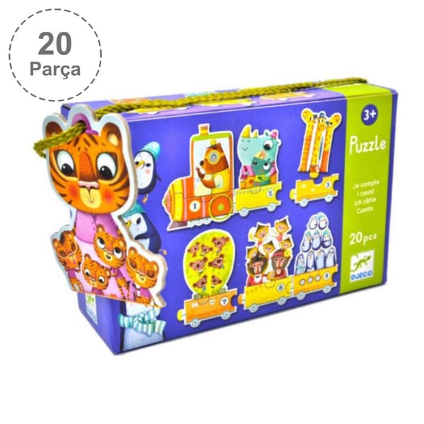 Djeco İkili Puzzle - I Count