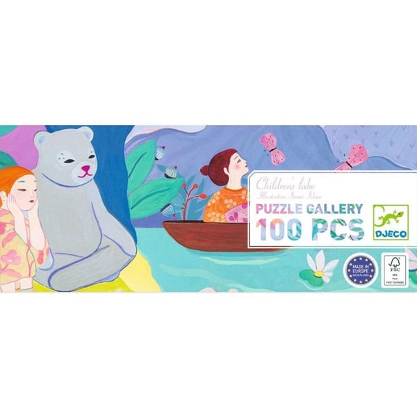 Djeco Panoramik Puzzle 100 Parça - Childrens Lake