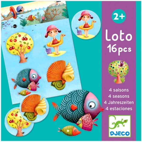 Djeco Tombala Oyunları - Lotto 4 Seasons