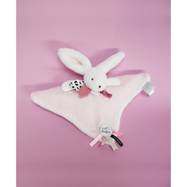 Doudou Hediye Kutulu Pembe Tavşan Uyku Arkadaşı 25 cm