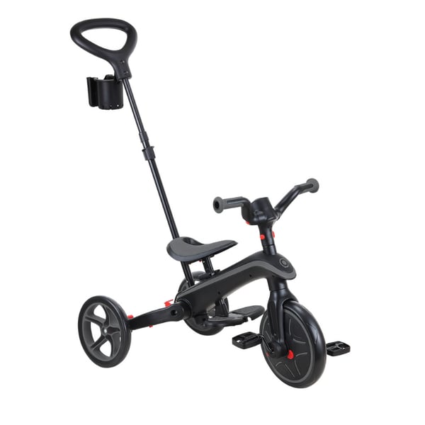 Globber Explorer 4in1 Katlanabilir Bisiklet - Siyah/Gri