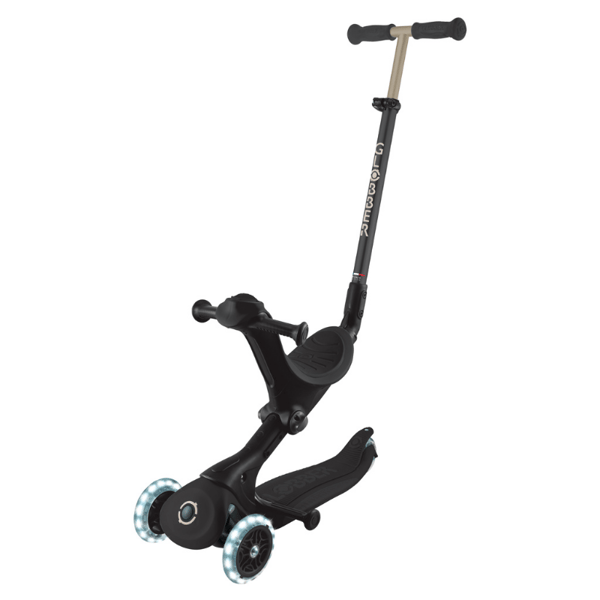 Globber Go Up Deluxe Işıklı Scooter - Siyah