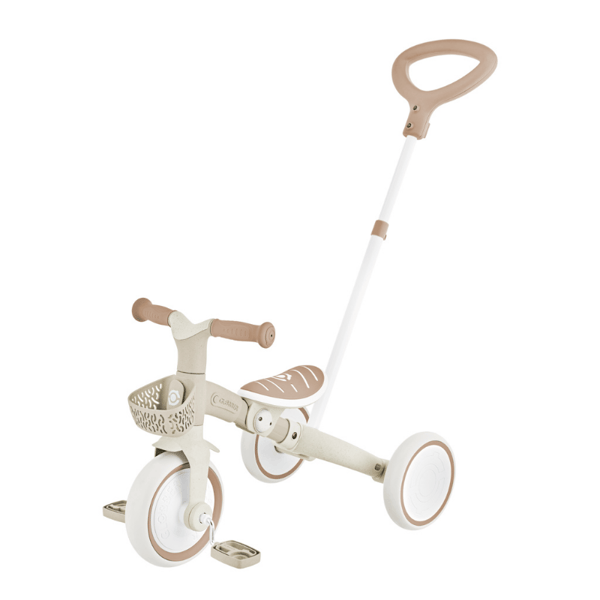 Globber Learning Trike 3in1 Plus Ecologic Bisiklet - Pastel Bej