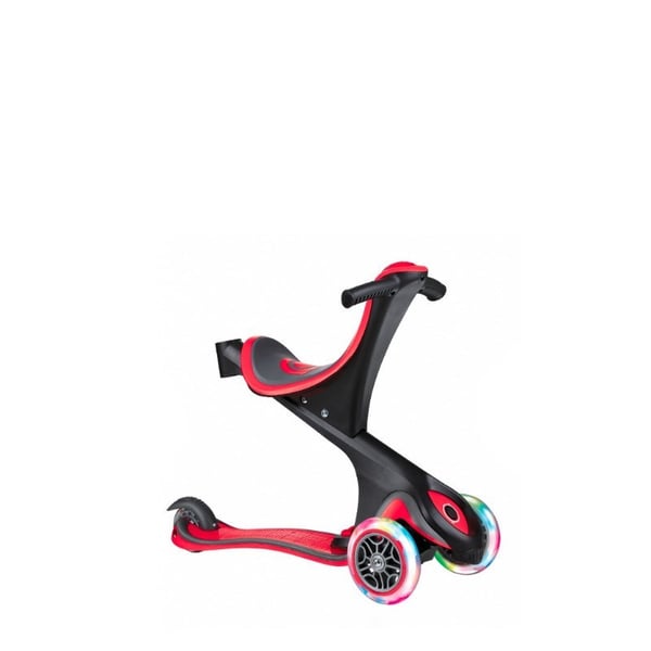 Globber Evo Go Up Comfort Işıklı Scooter - Kırmızı