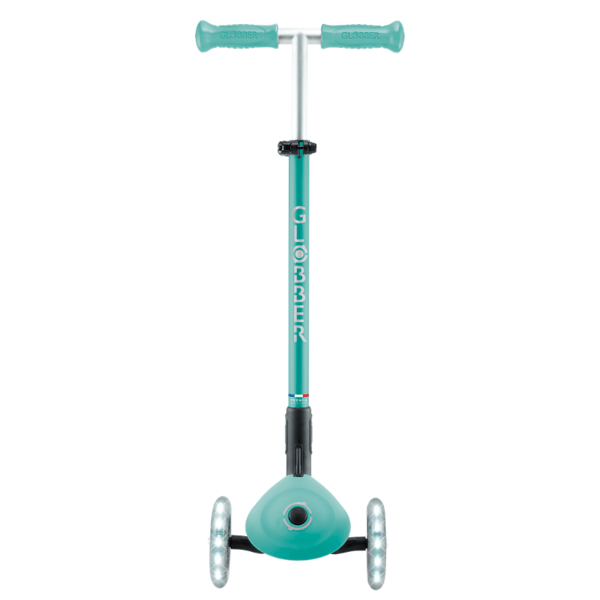 Globber Elite Deluxe Işıklı Scooter - Koyu Mint