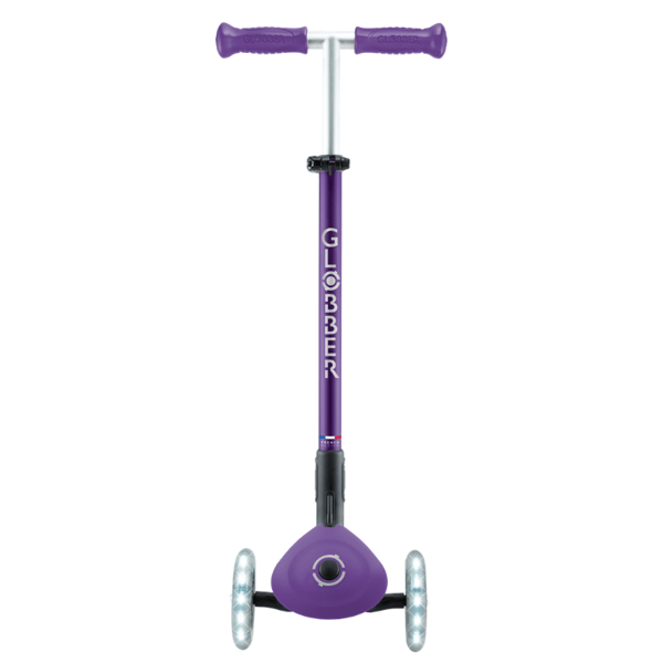 Globber Elite Deluxe Işıklı Scooter - Koyu Mor
