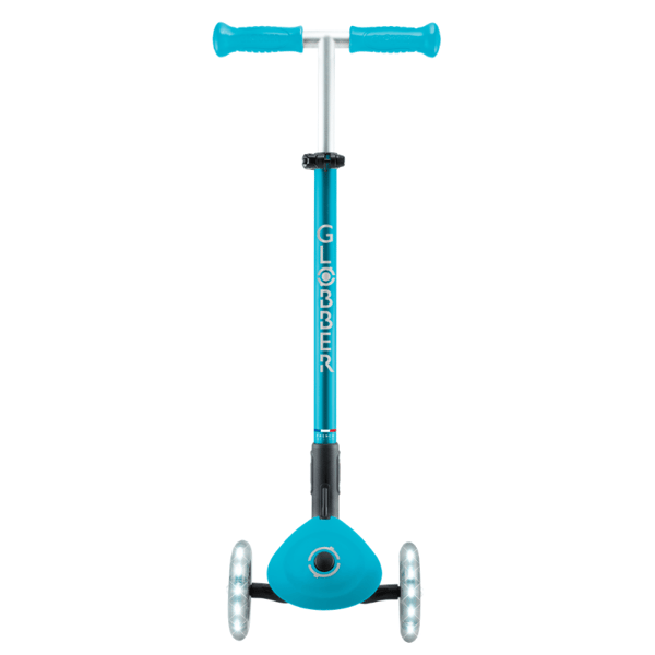 Globber Elite Deluxe Işıklı Scooter - Mavi