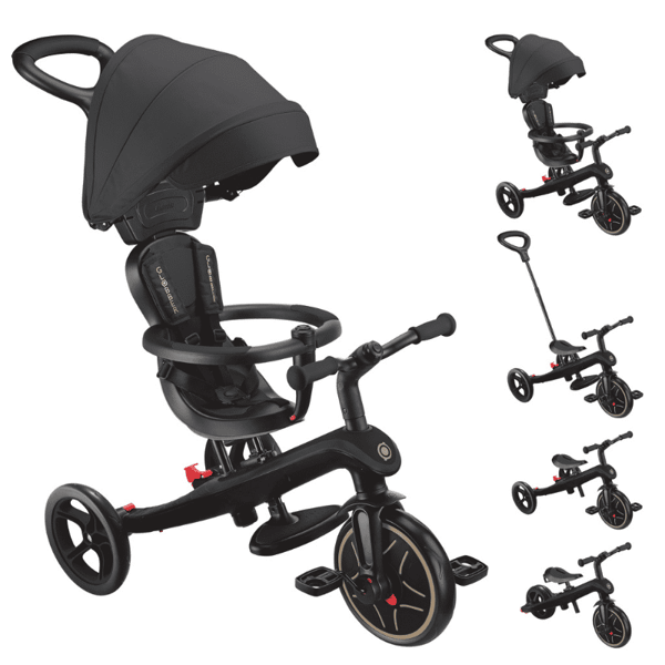 Globber Explorer 4in1 Trike Bisiklet - Siyah