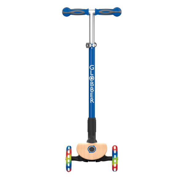 Globber Primo Wood Katlanabilir Işıklı Scooter - Lacivert