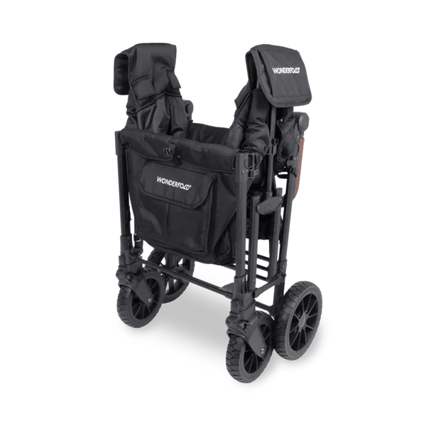 Wonderfold W4 Luxe Pro Dörtlü Bebek Arabası Vagonu - Siyah