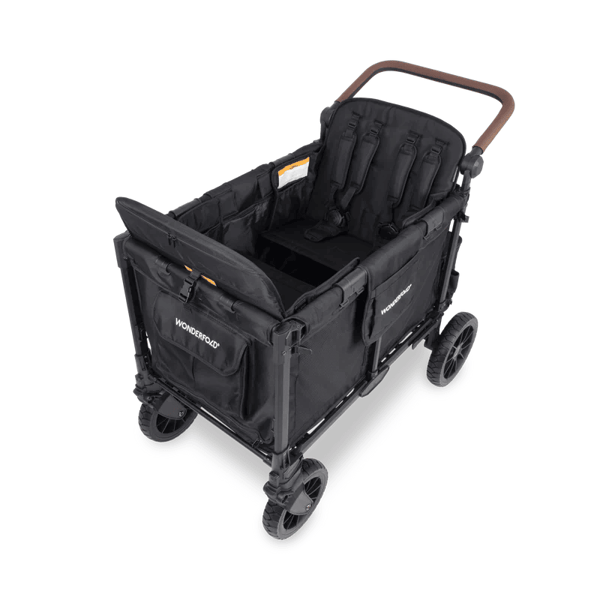 Wonderfold W4 Luxe Pro Dörtlü Bebek Arabası Vagonu - Siyah