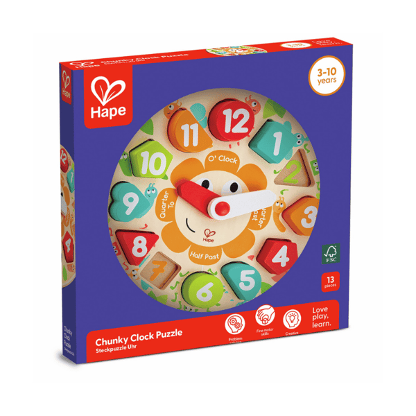 Hape Chunky Saat Yapbozu