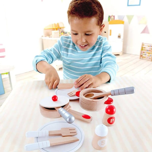 Hape Oyuncak Pişirme ve Servis Seti
