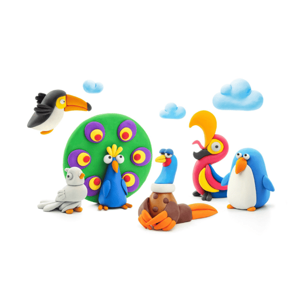 Hey Clay Yaratıcı Kil Seti - Birds