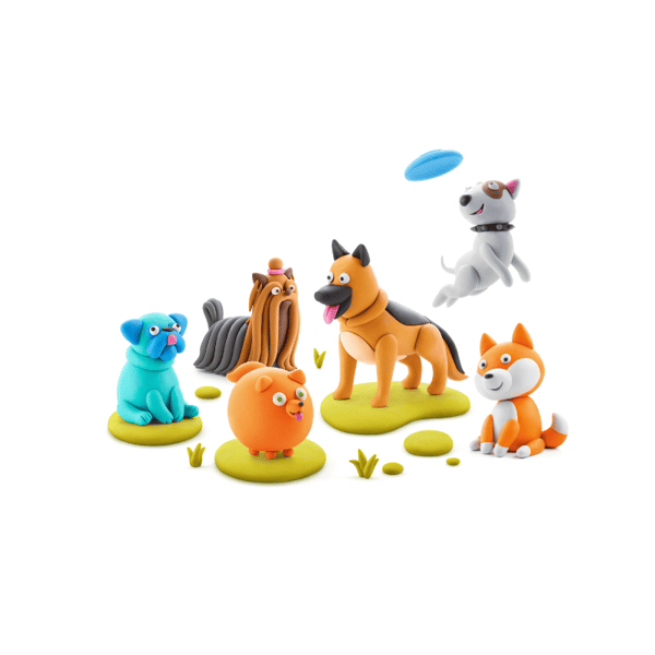 Hey Clay Yaratıcı Kil Seti - Dog Story