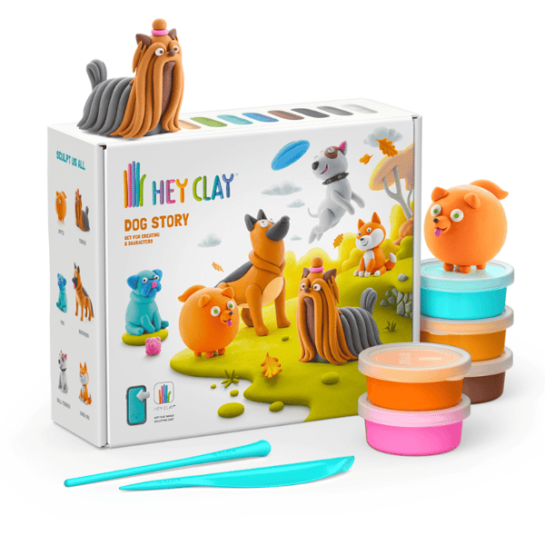 Hey Clay Yaratıcı Kil Seti - Dog Story