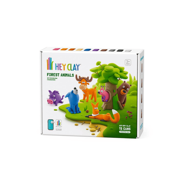 Hey Clay Yaratıcı Kil Seti - Forest Animals
