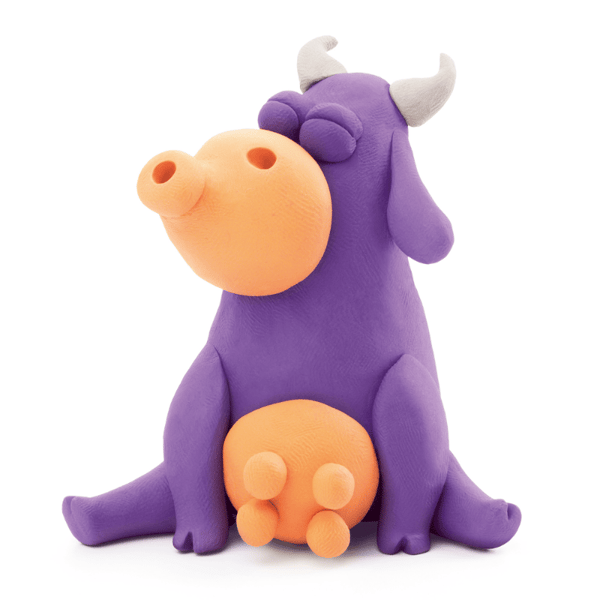 Hey Clay Yaratıcı Kil Seti - Cow
