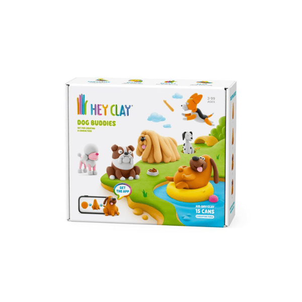 Hey Clay Yaratıcı Kil Seti - Dog Buddies