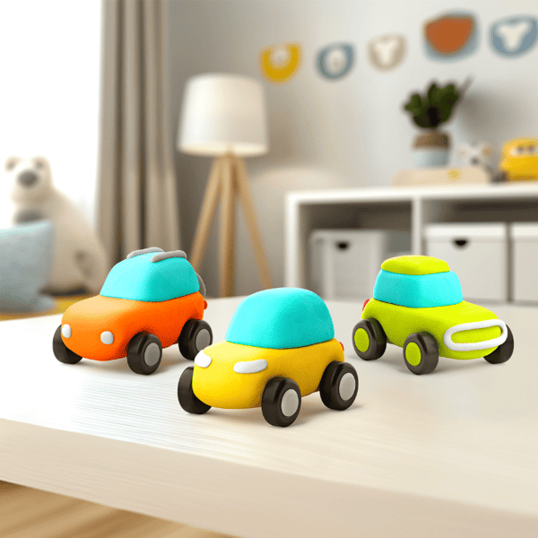 Hey Clay Yaratıcı Kil Seti - Eco Cars