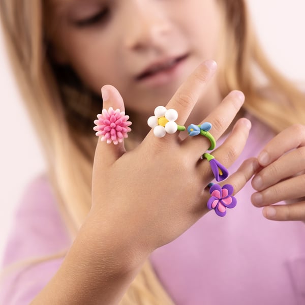 Hey Clay Yaratıcı Kil Seti - Flower Rings