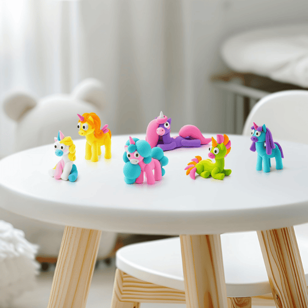 Hey Clay Yaratıcı Kil Seti - Rainbow Unicorns
