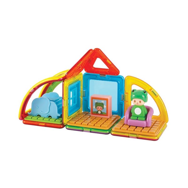 Magformers Mıknatıslı Cube House Set - Frog - 20 Parça