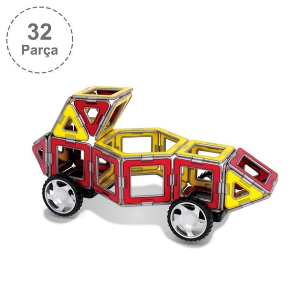 Magformers Mıknatıslı XL Cruiser Set - 32 Parça