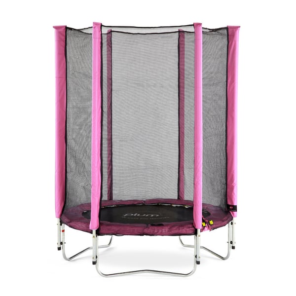Plum File Korumalı Trambolin - 4 ft - Pembe