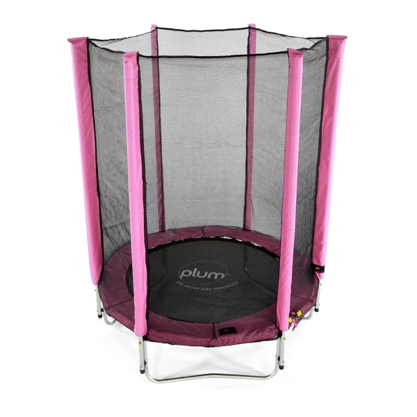 Plum File Korumalı Trambolin - 4 ft - Pembe