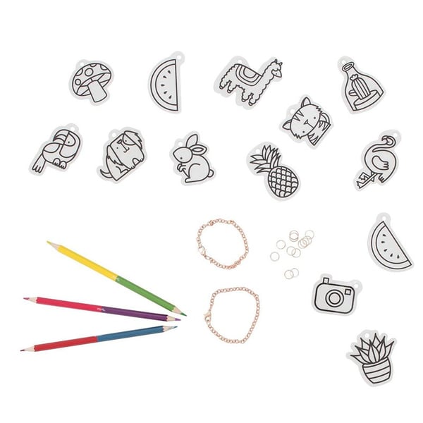 Tiger Tribe Kağıt Takı Yap Seti - Charm Bracelets
