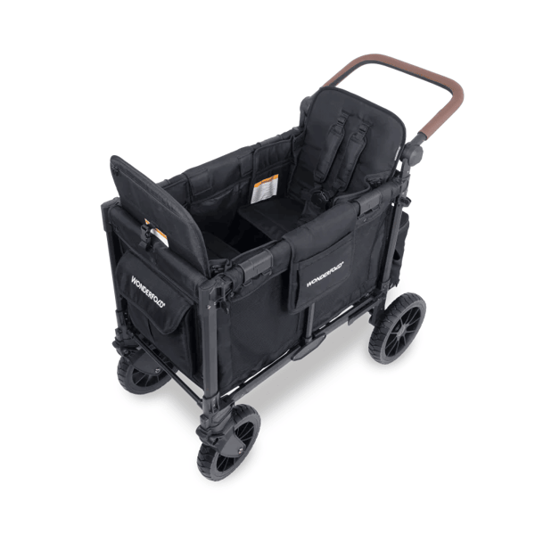 Wonderfold W2 Luxe Pro İkili Bebek Arabası Vagonu - Siyah