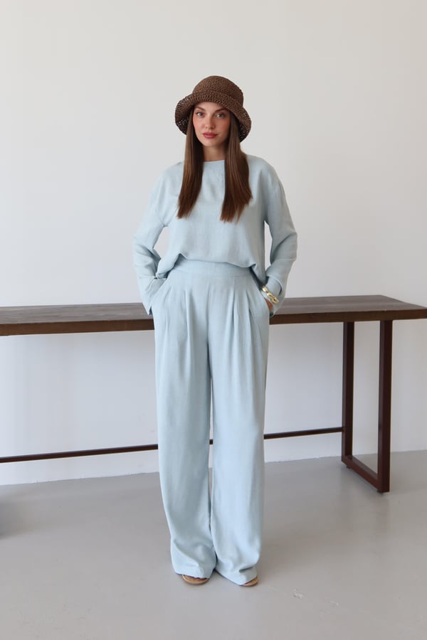 Mavi Marisol Bluz Pantolon Takım