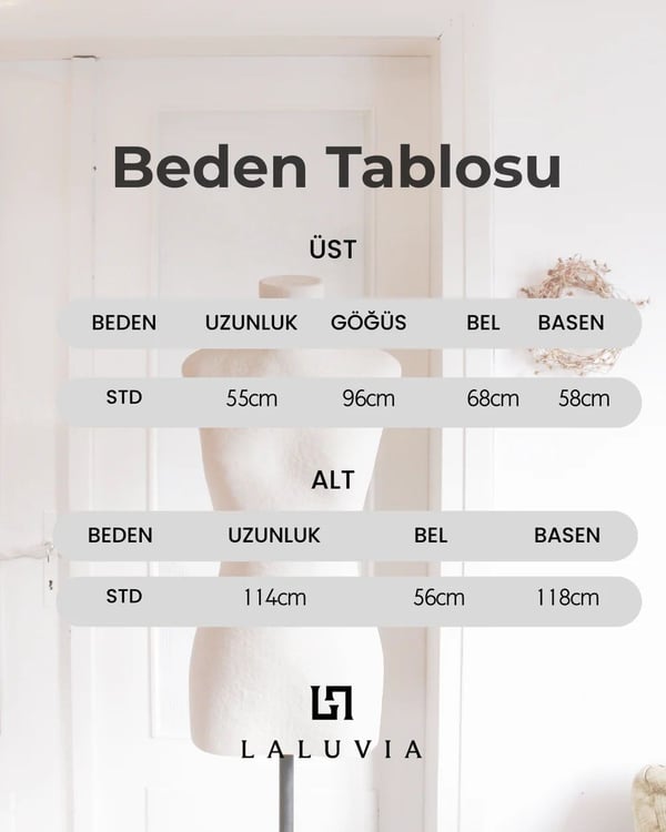 Vizon Düğmeli İkili Triko Takım Dantelli Seri -2602