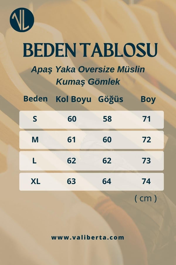 Apaş Yaka Oversize Müslin Kumaş Gömlek - Kiremit
