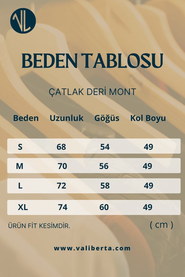 Çatlak Deri Mont - Siyah