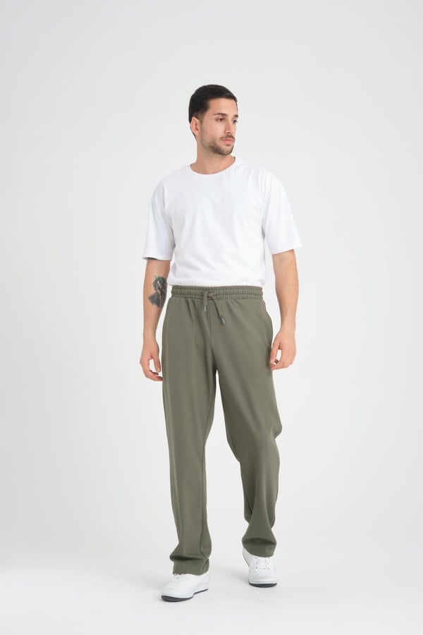 Latin Baggy Pantolon - Çam Yeşili