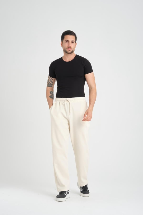 Latin Baggy Pantolon - Ham Natural