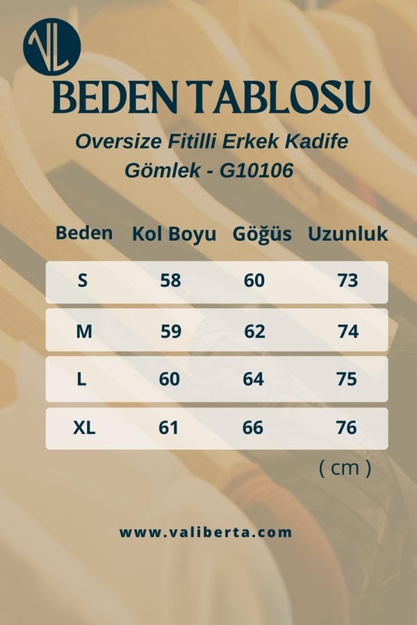 Oversize Fitilli Erkek Kadife Gömlek - Füme