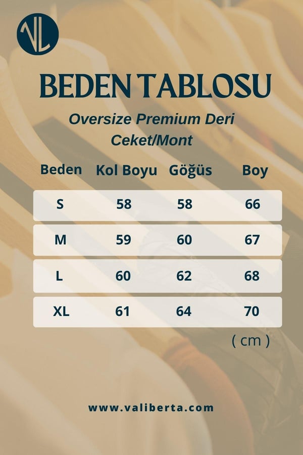 Oversize Premium Deri Ceket/Mont - Taba