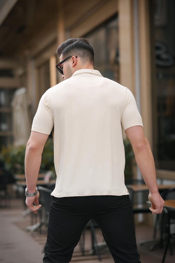 Premium Desenli Kısa Kol Gömlek