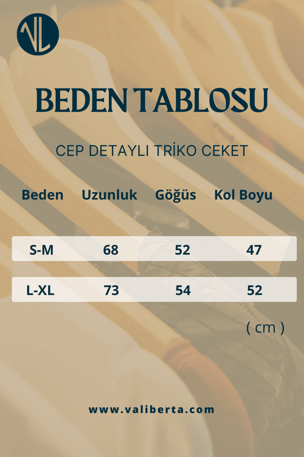 Siyah Erkek Cep Detaylı Triko Ceket