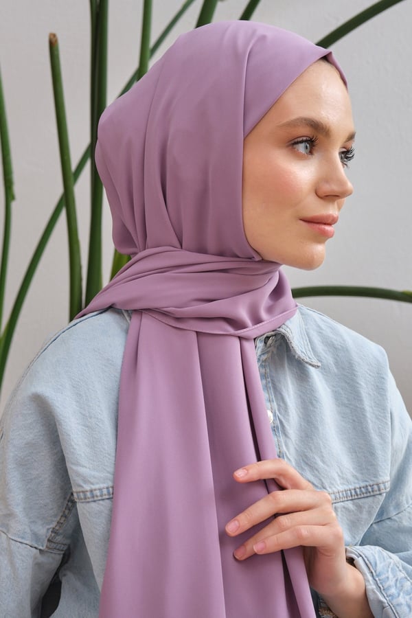 Medine İpeği Serisi EflatunMedineİpek52Şalland