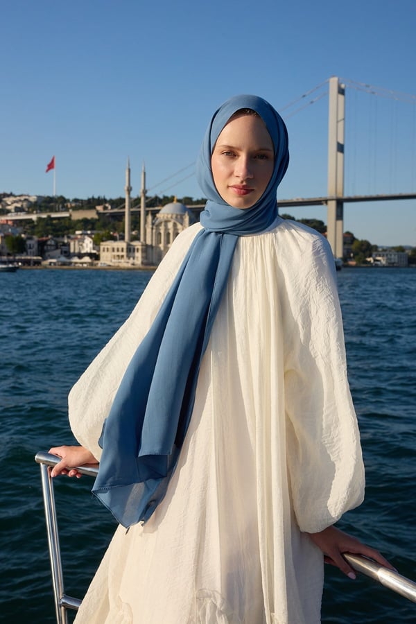 Şalland Cupra İpek Şal İndigoCUPRAIPEKSAL1000Şalland