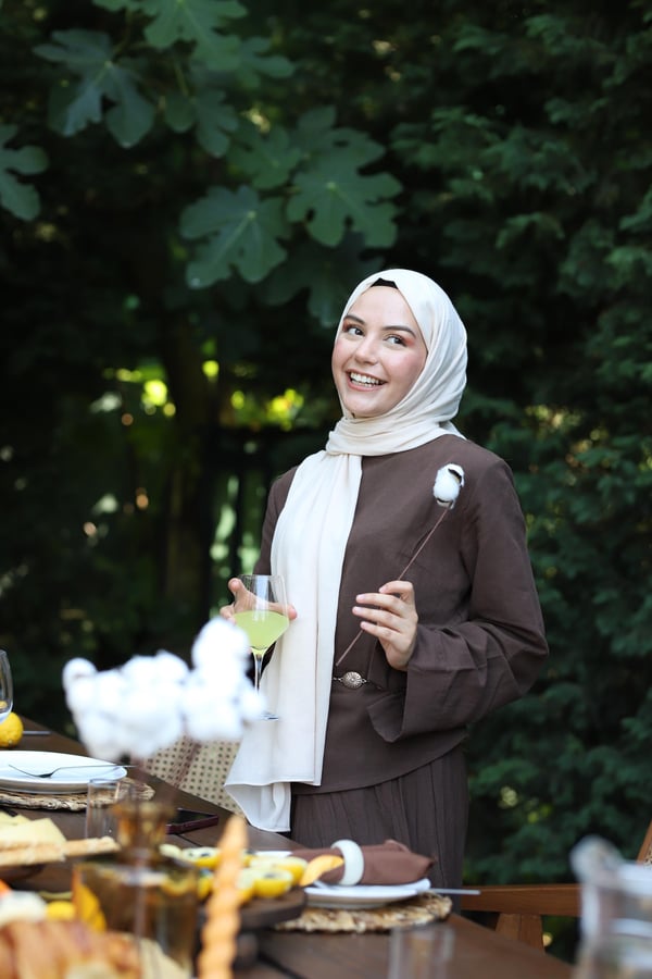 Şalland Naturel Pamuk Şal Fil DişiSALLANDNATPAMSAL1012Şalland