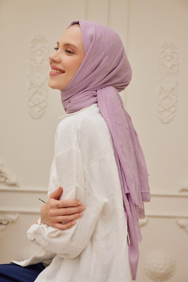 Viskon Kraş Şal Soft Lilavskkra0030Şalland