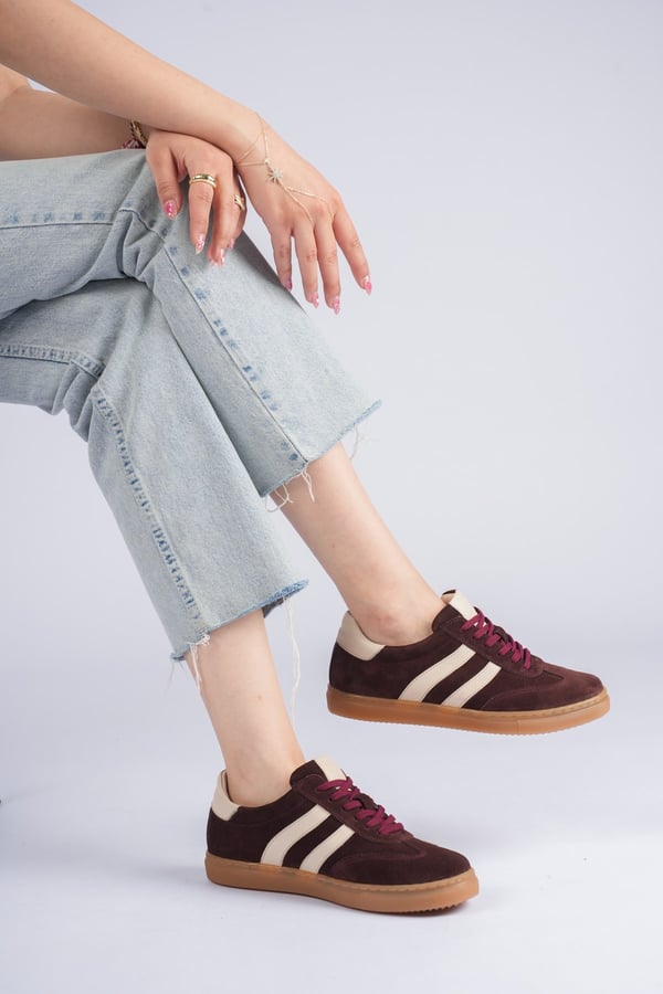 London Kadın Sneaker Dış Yüzey İçi Deri Comfort Yumuşak Taban Günlük Ayakkabı