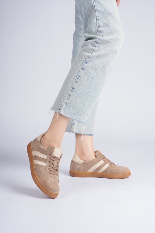 London Kadın Sneaker Dış Yüzey İçi Deri Comfort Yumuşak Taban Günlük Ayakkabı