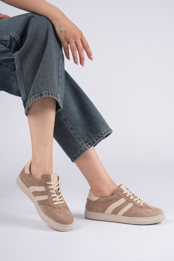 London Kadın Sneaker Dış Yüzey İçi Deri Comfort Yumuşak Taban Günlük Ayakkabı