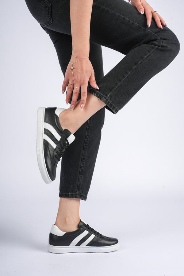 London Kadın Sneaker Dış Yüzey İçi Deri Comfort Yumuşak Taban Günlük Ayakkabı